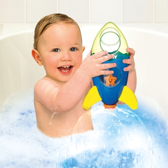 Jucărie de baie rachetă, 12+ luni