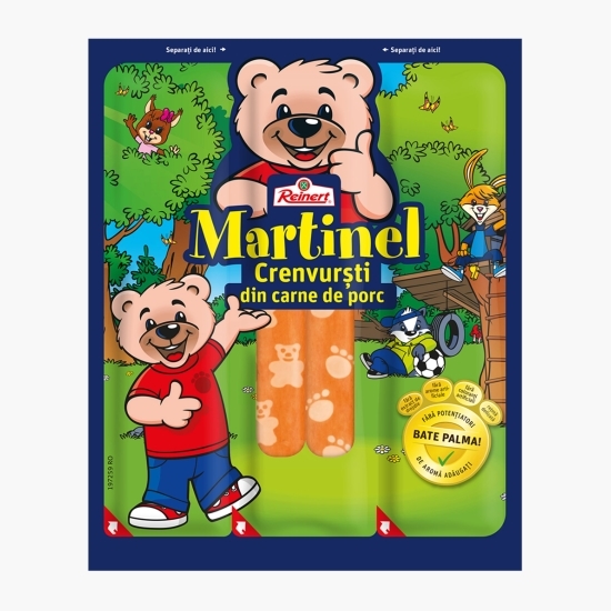 Crenvurști din carne de porc 6 buc, 180g