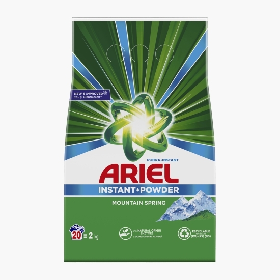 Detergent de rufe pudră Mountain Spring 20 spălări, 2kg