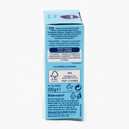 Săpun-cremă pentru bebeluși, Baby Caring 100g