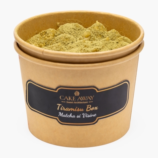 Tiramisu cu matcha și vișine 350g