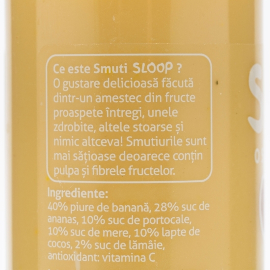 Smuti cocos și ananas 0.25l