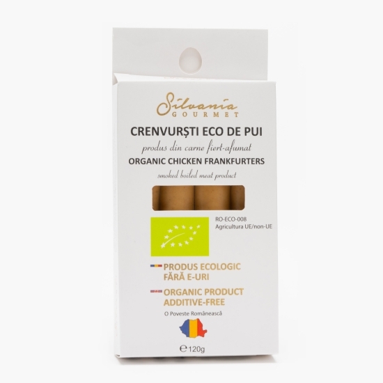 Crenvurști eco de pui 120g