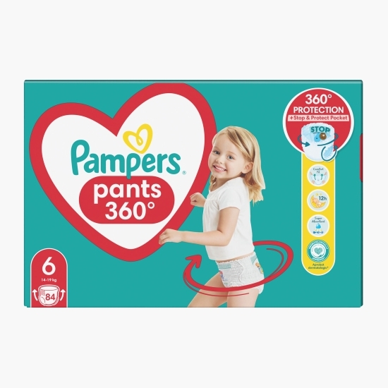 Scutece chiloțel Pants Mega Box mărimea 6, 14-19kg, 84 buc