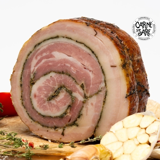 Ruladă cu pancetta afumată 250g