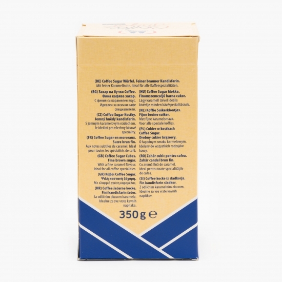 Zahăr cubic brun pentru cafea cu aromă de caramel 350g
