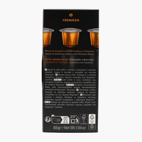 Cremoso, 10 băuturi, 55g, cafea capsule