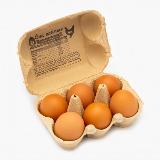 Ouă Chef mărimea M cod 2, 6 buc