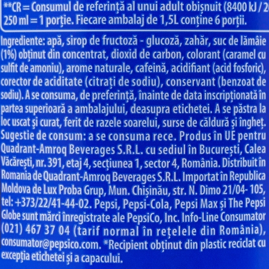 Băutură cu aroma de cola și suc de lămâie, Twist, 2x1.5l