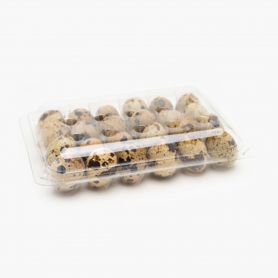 Ouă de prepelițe hrănite natural, 24 buc