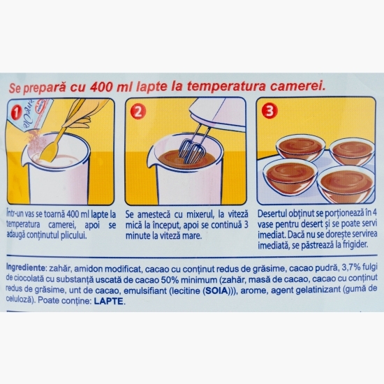 Mix pentru desert Crème Olé cu gust de ciocolată și rom 80g