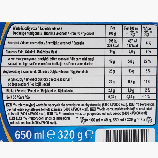 Tort de înghețată cu aromă de vanilie 650ml