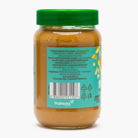 Cremă tartinabilă de arahide Crunchy, fără zahăr adăugat 350g