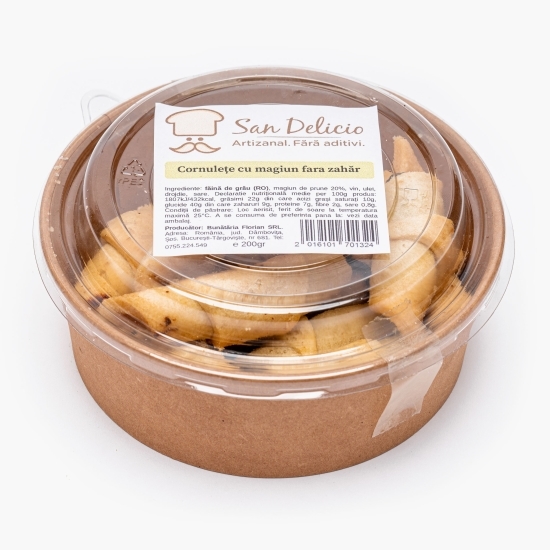 Cornulețe cu magiun, fără zahăr 200g