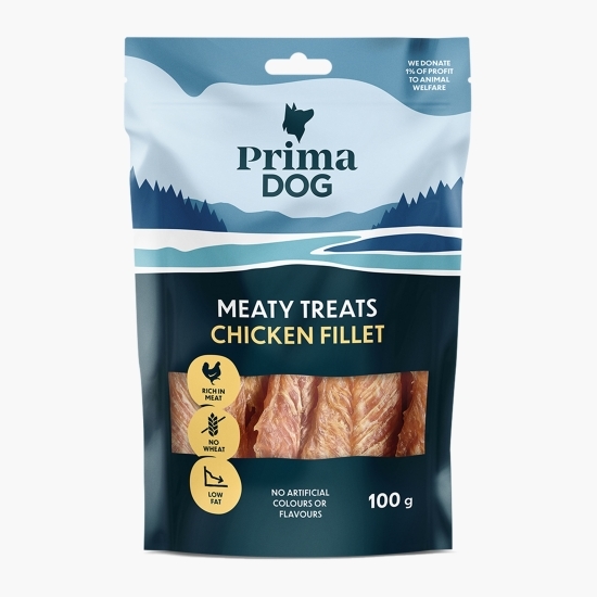 Recompense pentru câini, file de pui, 100g