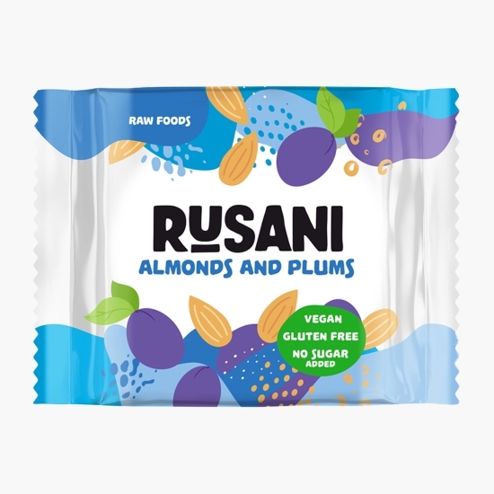 Biscuite vegan cu migdale și prune, fără zahăr adăugat 40g