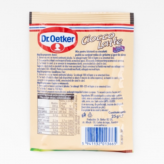 Mix pentru băutură instant cu gust de alune de pădure, Ciocco Latte 25g