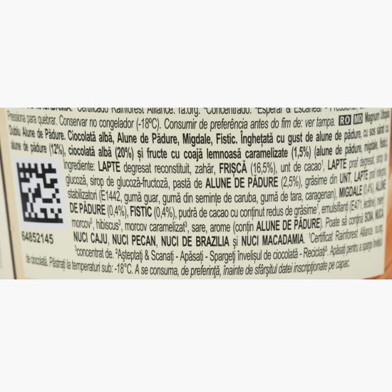 Înghețată Double alune de pădure 0.44l (310g)