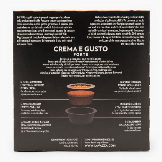 Crema e Gusto Forte, 54 băuturi, 405g capsule cafea 