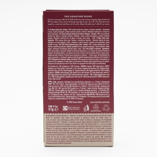 Espresso Signature Blend Medium, 10 băuturi 57g capsule cafea