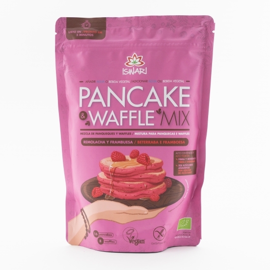 Mix pentru clătite și vafe eco cu zmeură și sfeclă roșie 400g