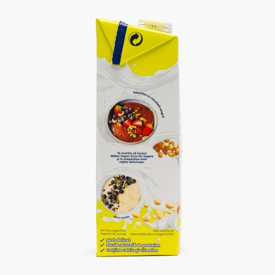 Băutură vegetală pe bază de soia, fără zaharuri 1l