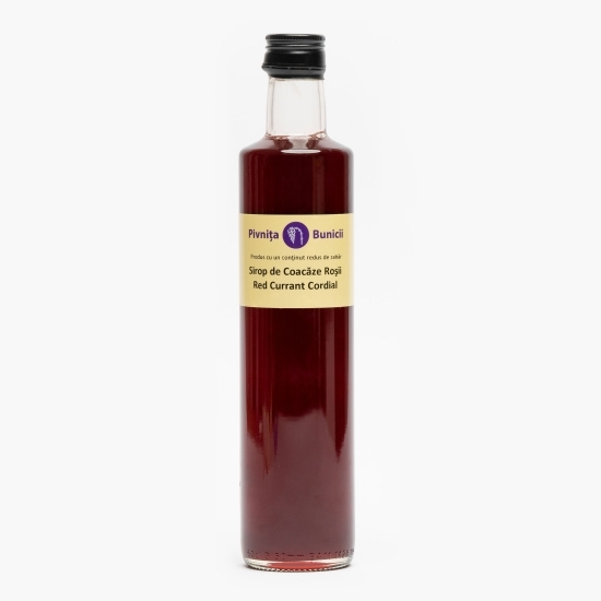 Sirop de coacăze roșii 0.5l