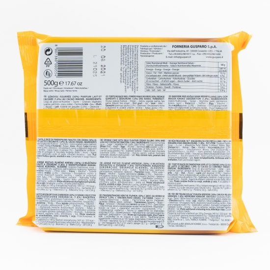 Tort Pădurea Neagră pandișpan cacao, cremă dublă de lapte și glazură de cacao 500g