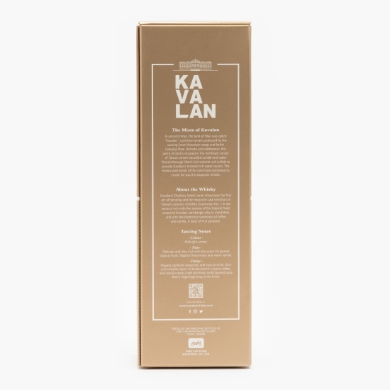 Single Malt Whisky, 40%, Taiwan, 0.7l + cutie