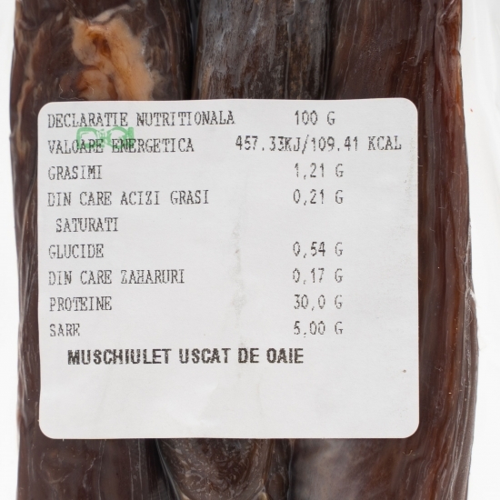 Mușchiuleț de oaie uscat 200g