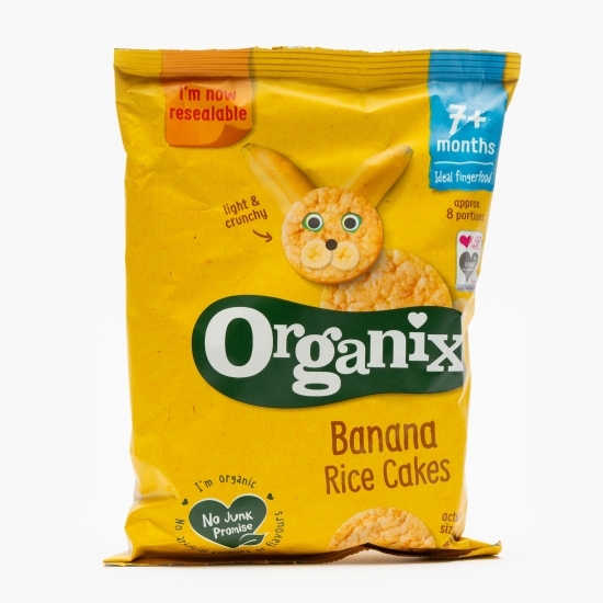 Rondele eco din orez cu banane, 7+ luni, 50g