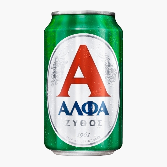 Bere blondă Lager, doză 0.33l