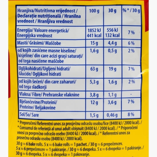 Rondele Bake Rolls cu pizza 150g