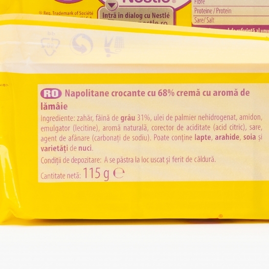 Napolitane ZiBună lămâie 115g