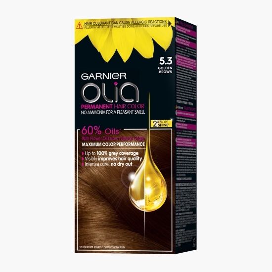 Vopsea de păr permenentă fără amoniac 5.3 Golden brown 112ml