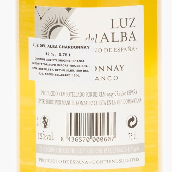 Vin alb demisec Chardonnay, 12%, 0.75l