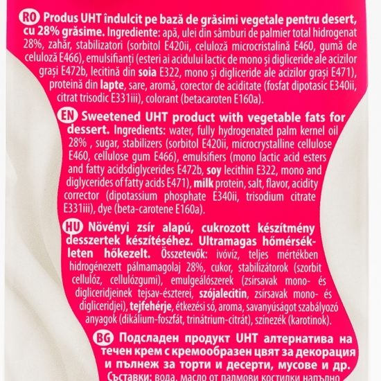 Cremă îndulcită pentru desert 1l