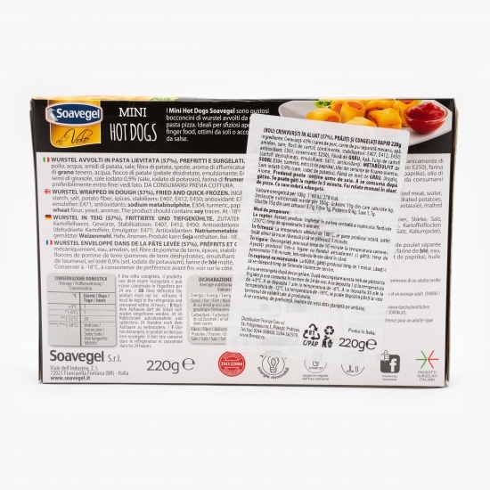 Mini hotdogs 220g
