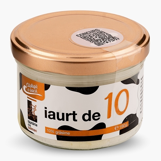Iaurt de 10, 10% grăsime, 190g