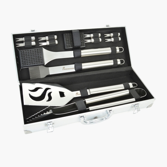 Set 13 piese inox pentru grătar