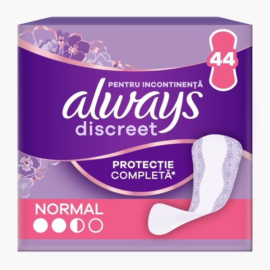 Absorbante zilnice pentru incontinența urinară, normal, 44 buc