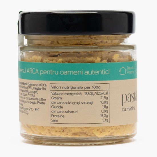 Pastă de păstrăv cu măsline, 200g