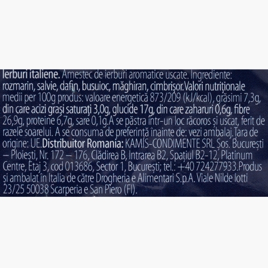 Râșniță ierburi italienești, 16g