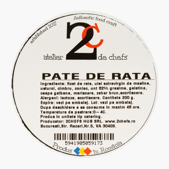 Pate din ficat de rață cu glazură de merișoare 200g