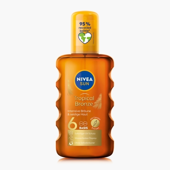 Ulei-spray de plajă pentru bronzare SPF6 Tropical Bronz 200ml