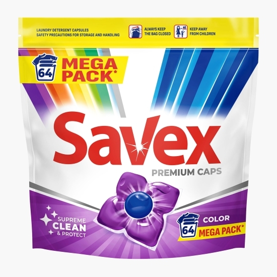Detergent de rufe capsule Color, 64 spălări