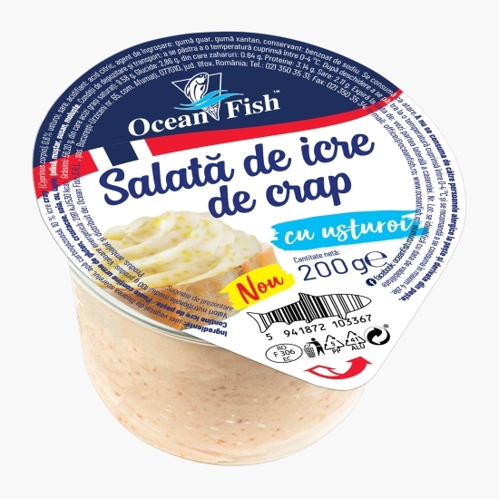 Salată cu icre de crap și usturoi 200g