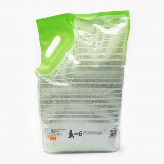 Așternut igienic pentru pisici Easy Clean Silicat măr verde 3.2kg/7.5l