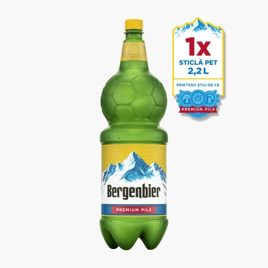 Bere blondă pasteurizată pet 2.2l