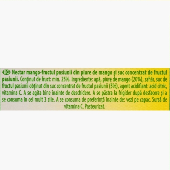Nectar din mango și maracuja 1l